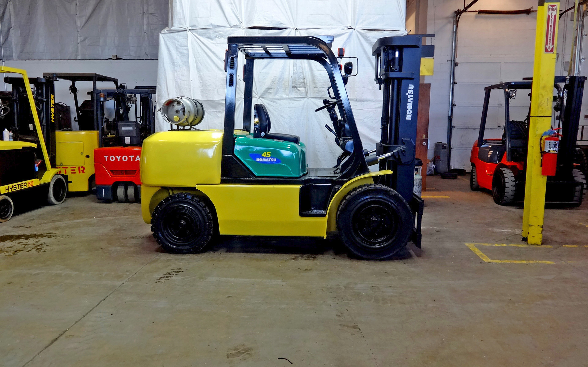  2005 Komatsu FG45T-8 Forklift on Sale in Idaho