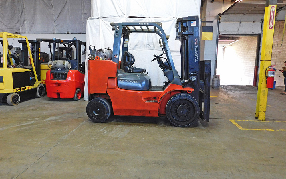  2012 Toyota 7FGCU55-BCS Forklift on Sale in Idaho