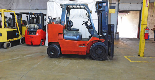 2012 Toyota 7FGCU55-BCS Forklift on Sale in Idaho